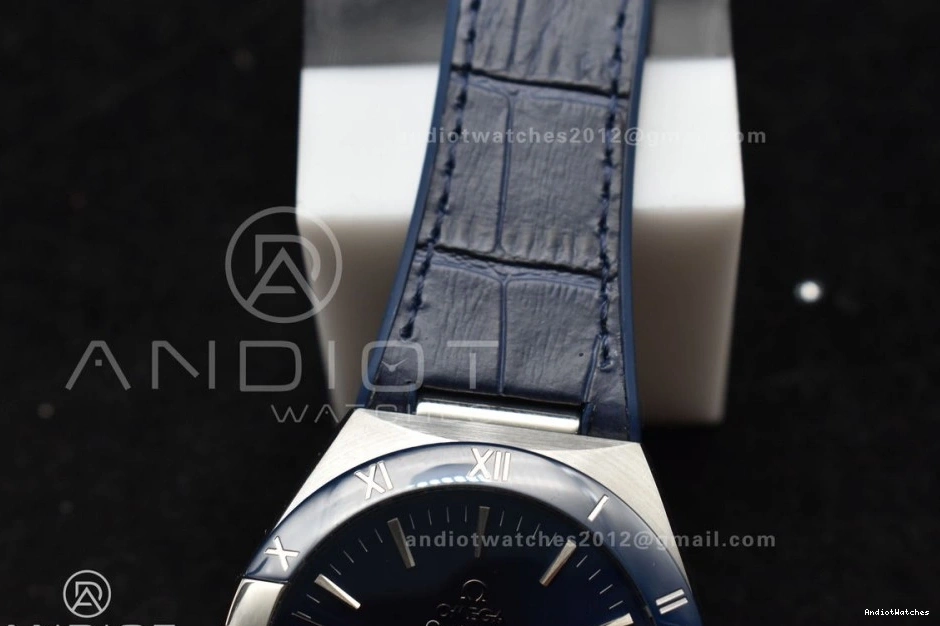Blue Ceramic A8900 Gummy Blue Strap Super 1:1 Clone VSF Blue Edition Constellation on Dial Breathable Best SS 546 0812